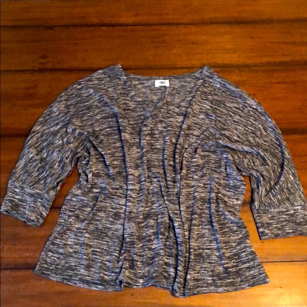 Heather Gray 3/4 Dolman Sleeve Top - Old Navy XXL